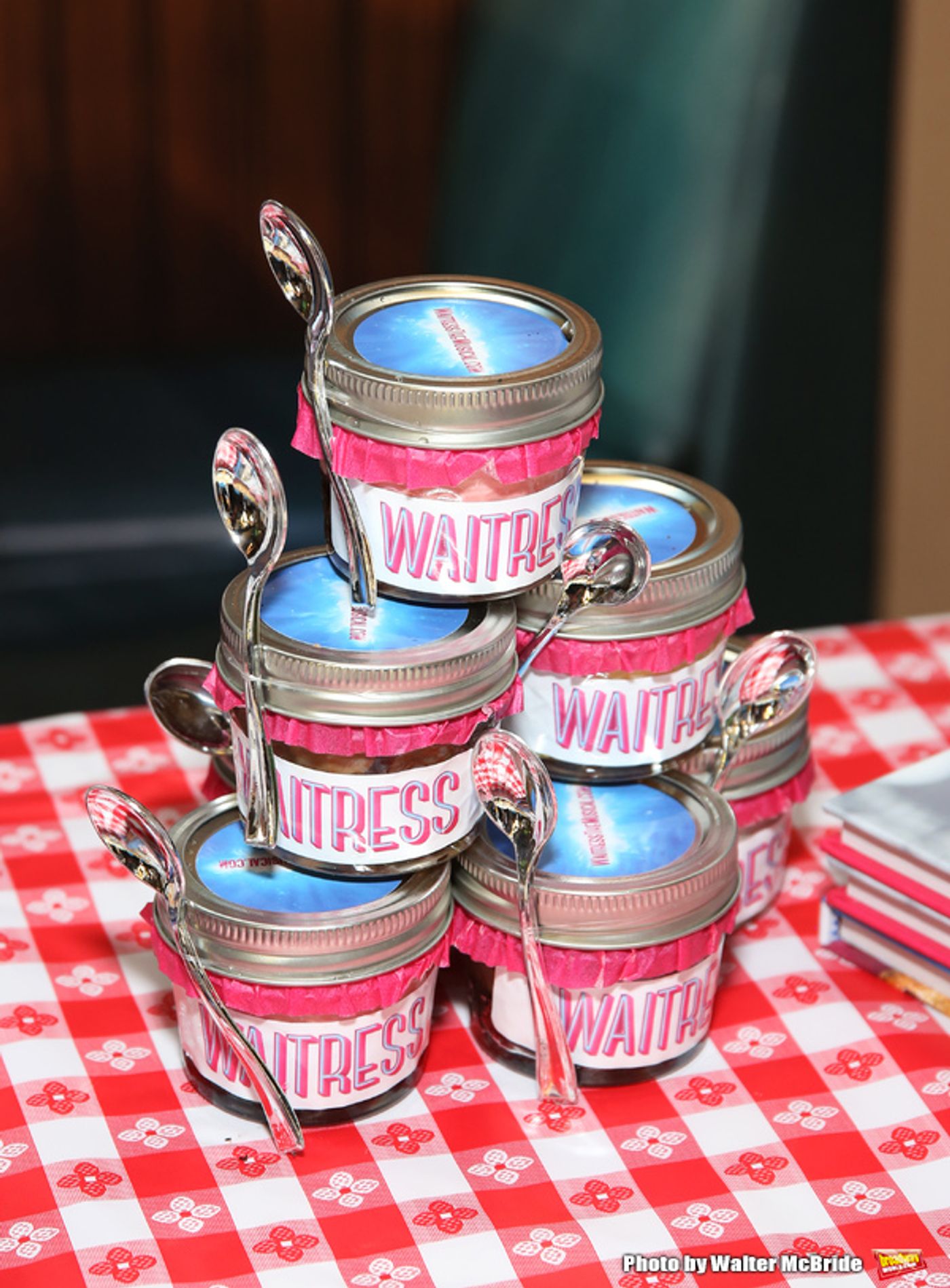 Photo Coverage: Pie Perfection- WAITRESS Cast Tastes Sweet Treats from 'Sugar, Butter, Flour: The Waitress Pie Cookbook' Photo Coverage: Pie Perfection- WAITRESS Cast Tastes Sweet Treats from 'Sugar, Butter, Flour: The Waitress Pie Cookbook' Image