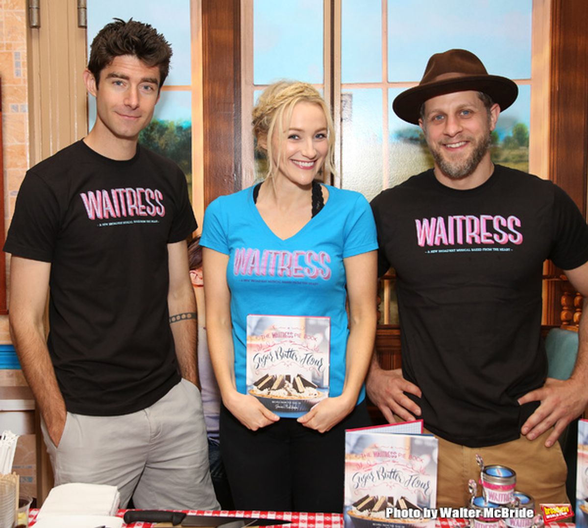 Drew Gehling, Betsy Wolfe and Joe Tippett  at 