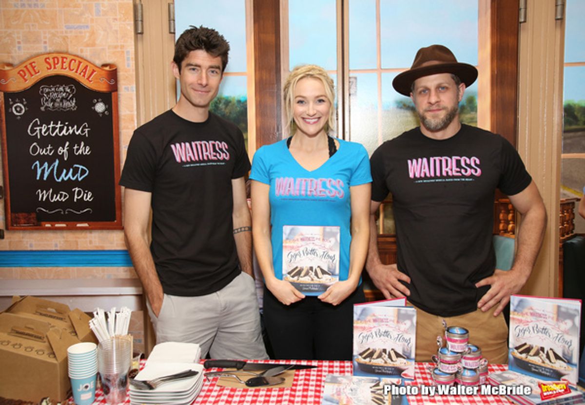 Drew Gehling, Betsy Wolfe and Joe Tippett at 