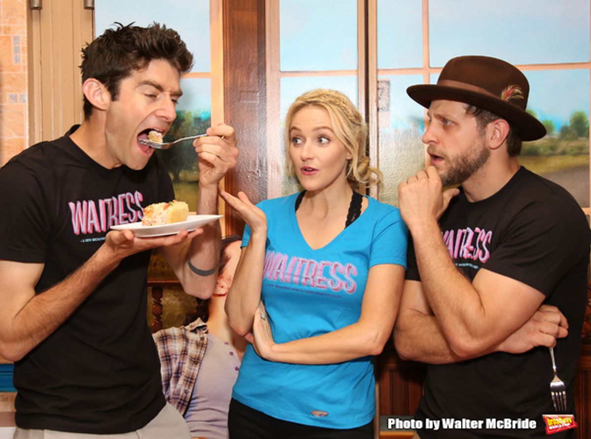 Drew Gehling, Betsy Wolfe and Joe Tippett  at 