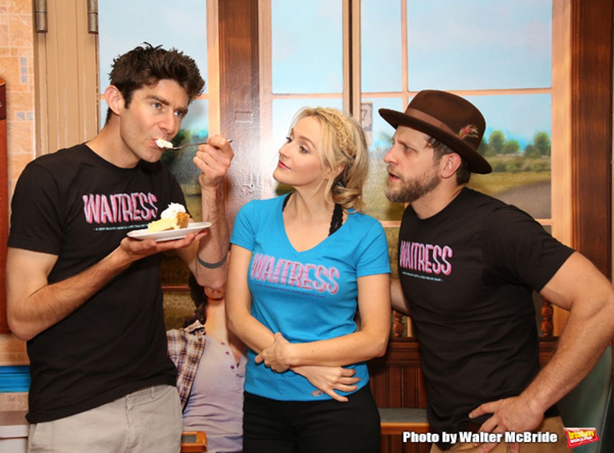 Drew Gehling, Betsy Wolfe and Joe Tippett  at 