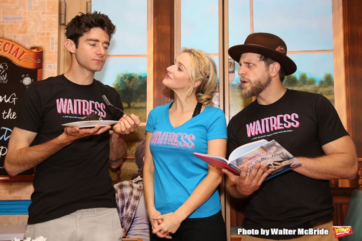 Drew Gehling, Betsy Wolfe and Joe Tippett at 