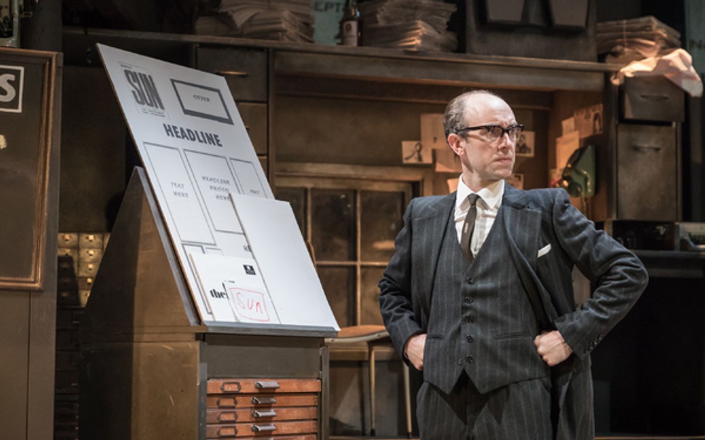 Photo Flash: INK Opens at Almeida Theatre  Image