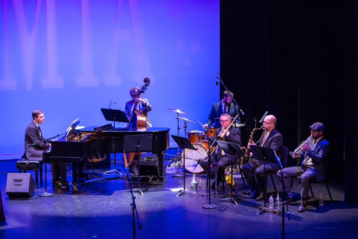 Reece Marshburn and his band at 