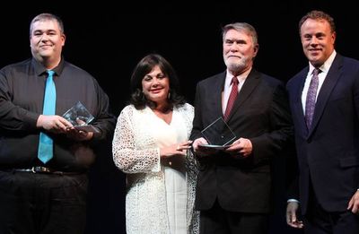 Brendan Jennings, Charlotte St. Martin, Larry Robinson and Jay Everette Photo