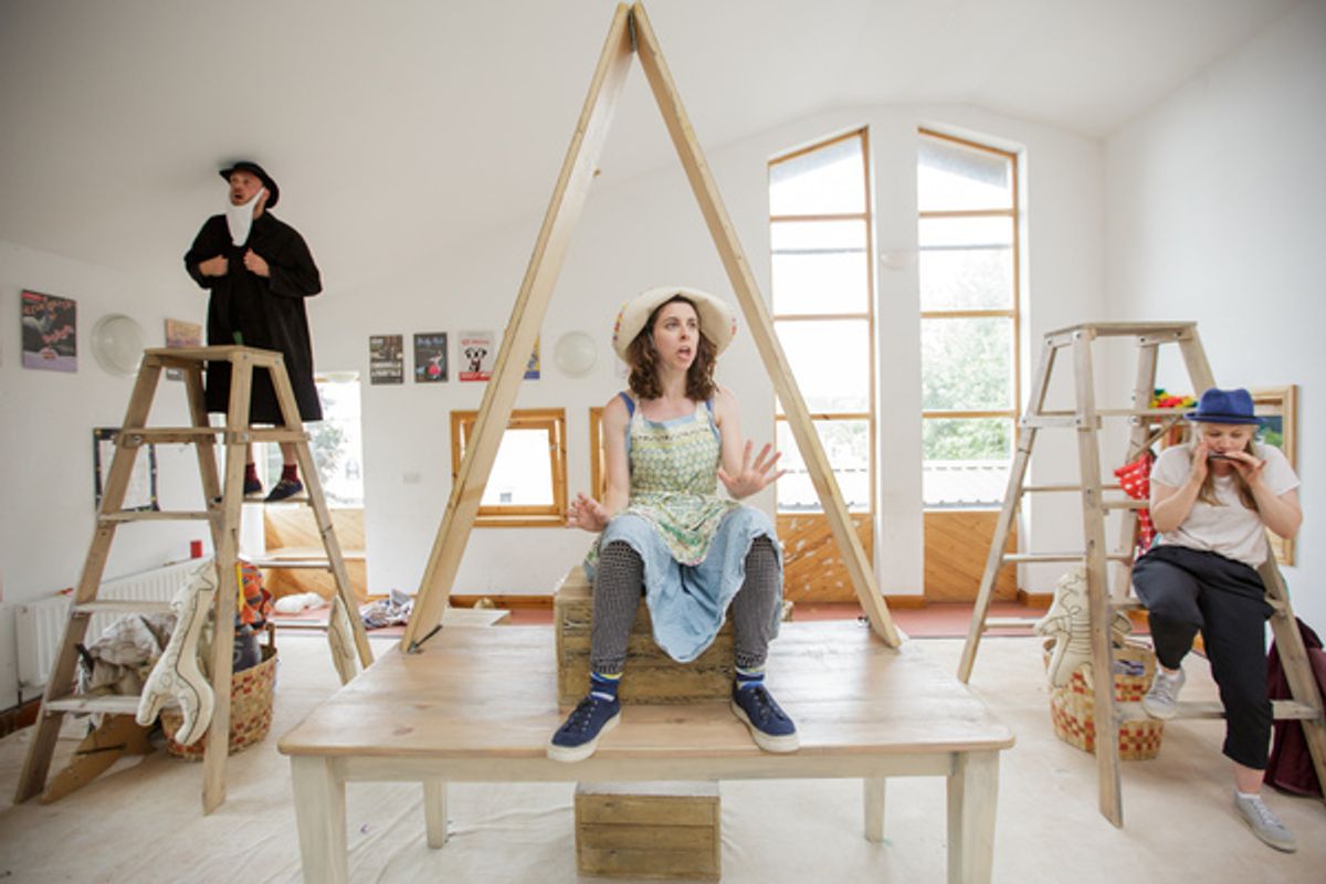 Brian Hargreaves, Lauren Silver and Leonie Spilsbury at 