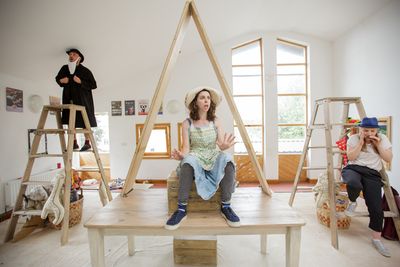 Brian Hargreaves, Lauren Silver and Leonie Spilsbury Photo