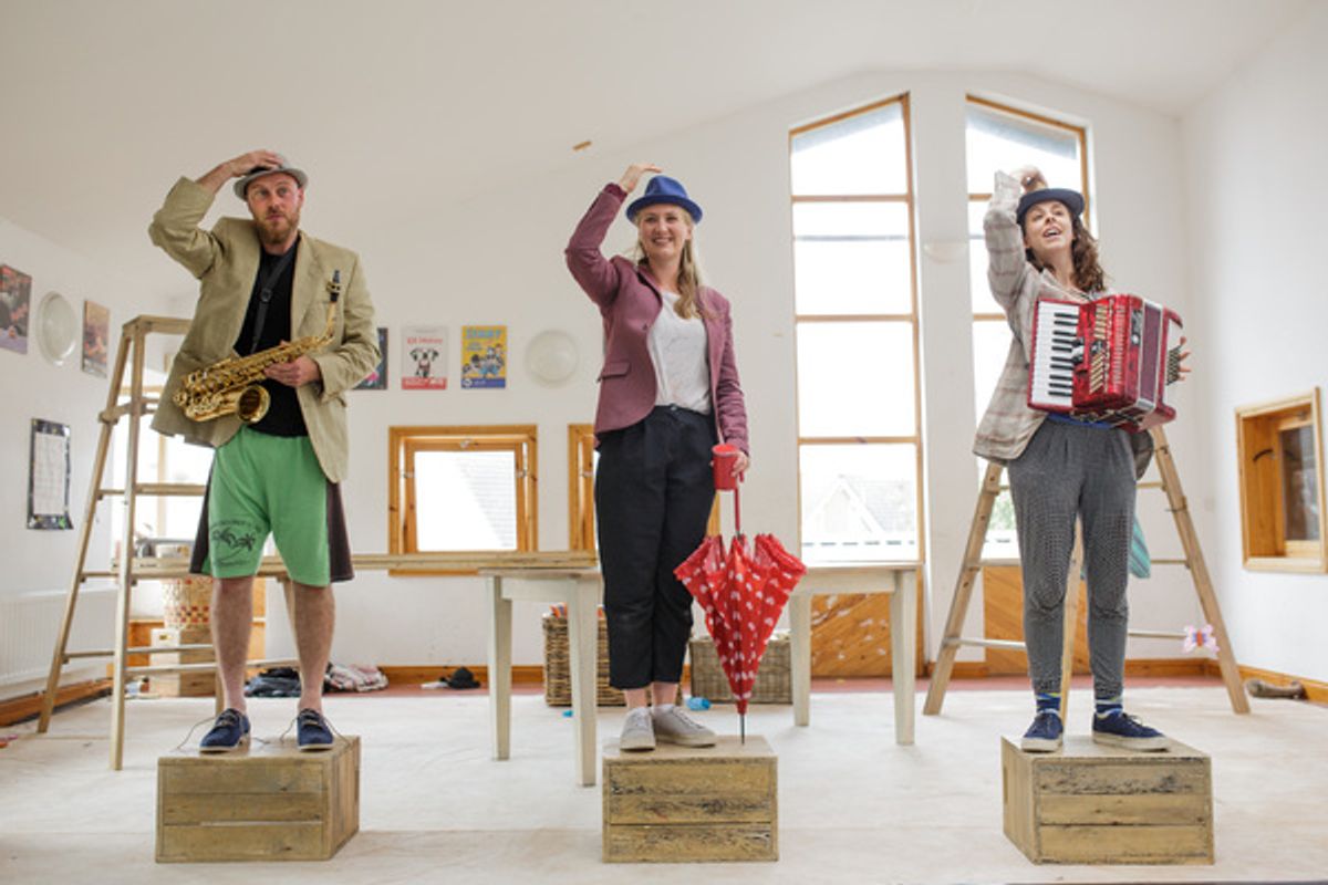 Brian Hargreaves, Leonie Spilsbury and Lauren Silver at 