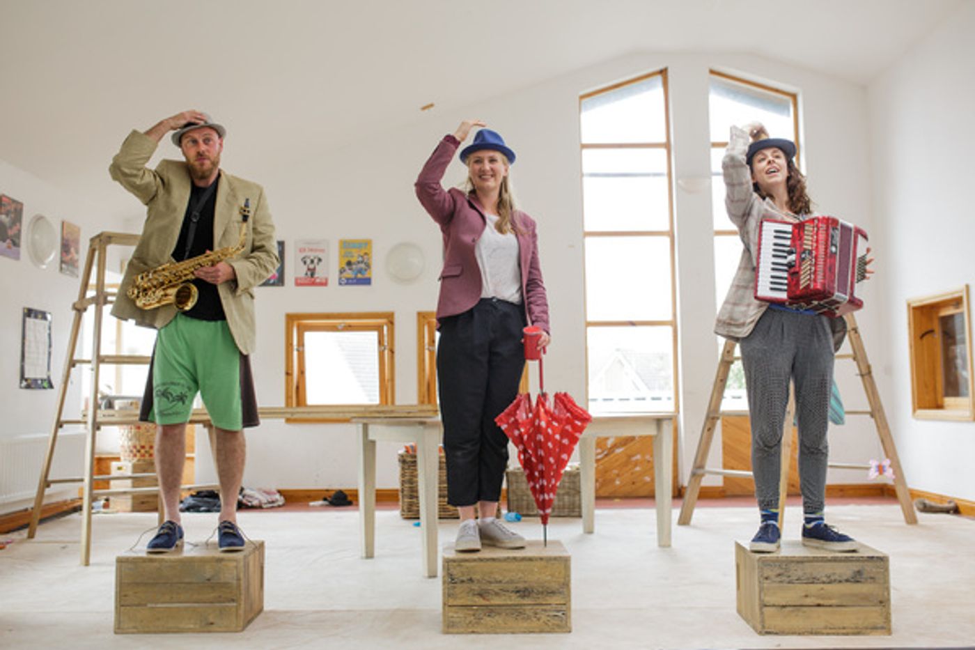 Photo Flash: Inside Rehearsal for TIDDLER & OTHER TERRIFIC TALES at Leicester Square Theatre  Image