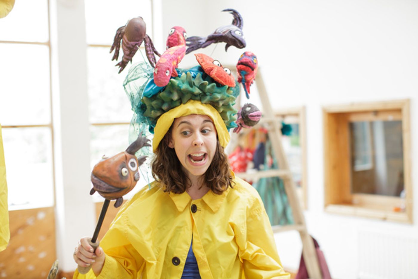 Photo Flash: Inside Rehearsal for TIDDLER & OTHER TERRIFIC TALES at Leicester Square Theatre  Image