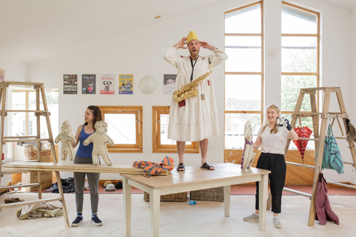 Lauren Silver, Brian Hargreaves and Leonie Spilsbury at 