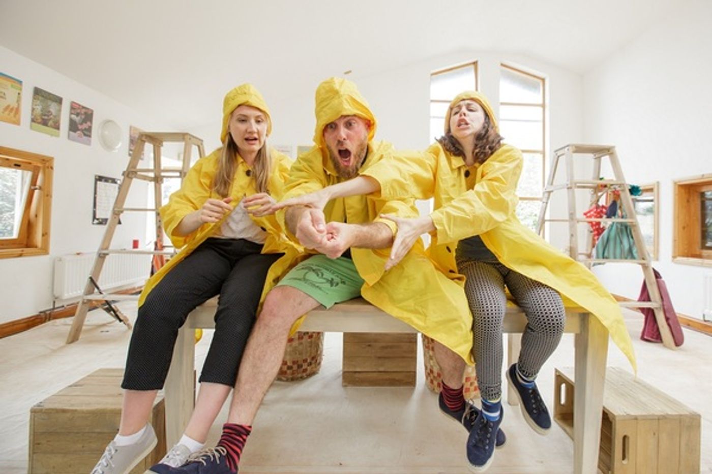 Photo Flash: Inside Rehearsal for TIDDLER & OTHER TERRIFIC TALES at Leicester Square Theatre  Image