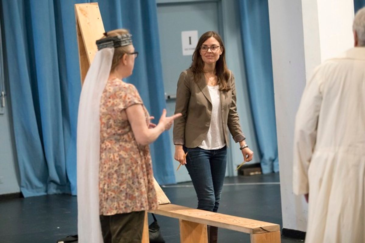 Kristine Nielsen and Lear deBessonet at 