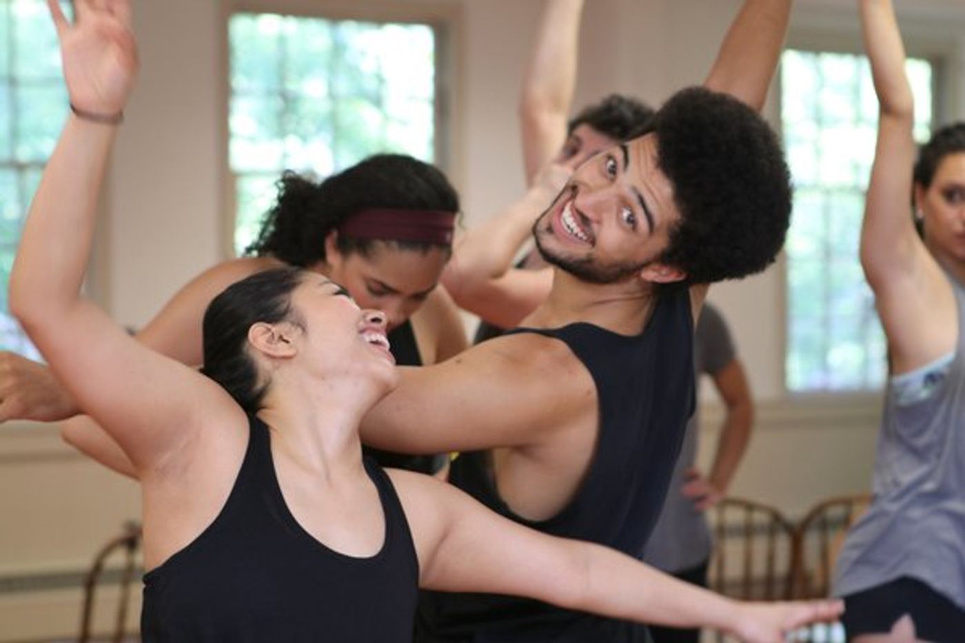 Photo Flash: WEST SIDE STORY Cast Gets Dancing in Rehearsal at Ivoryton Playhouse Photo Flash: WEST SIDE STORY Cast Gets Dancing in Rehearsal at Ivoryton Playhouse Image