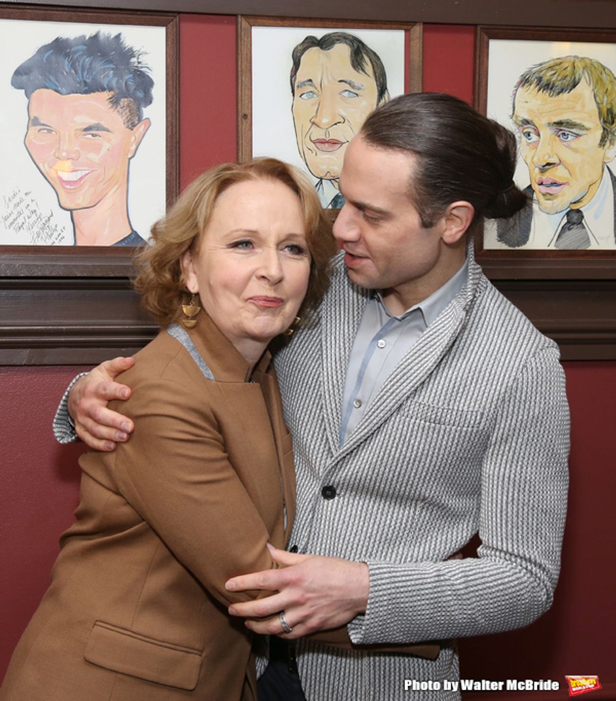 Kate Burton and Jordan Roth at 
