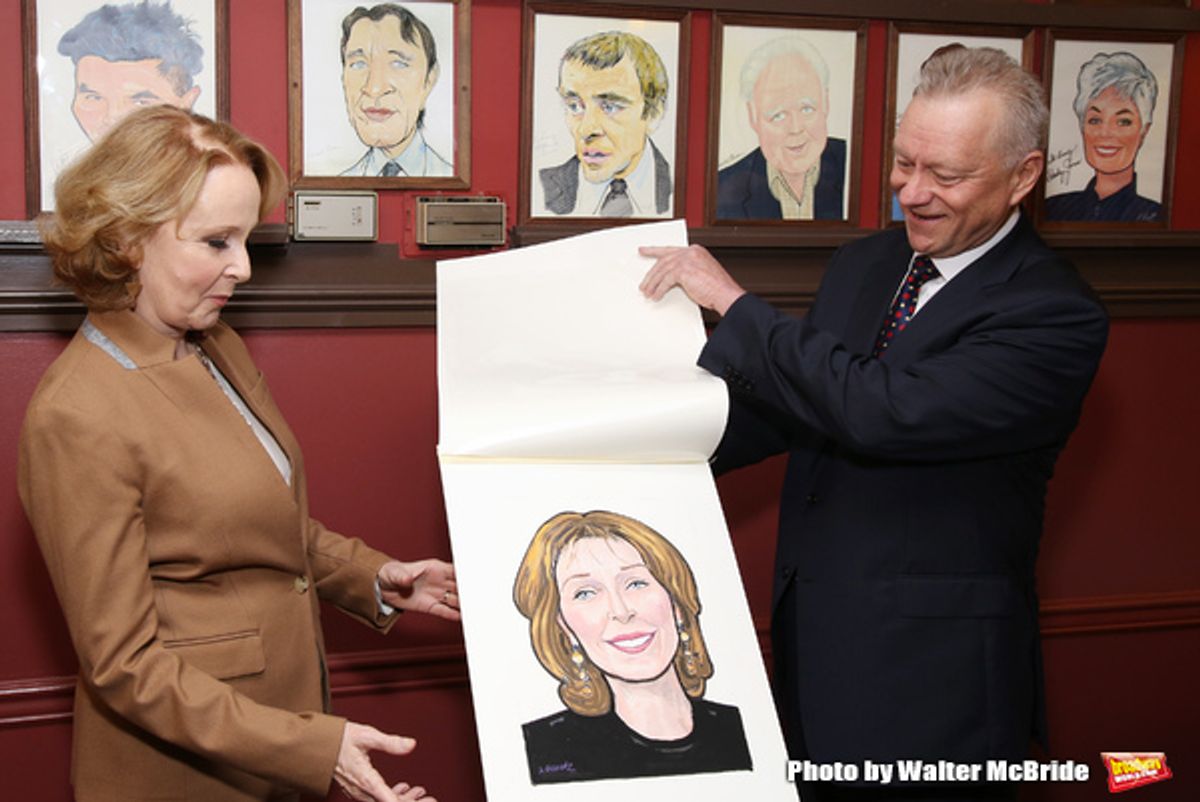 Kate Burton and Max Klimavicius at 