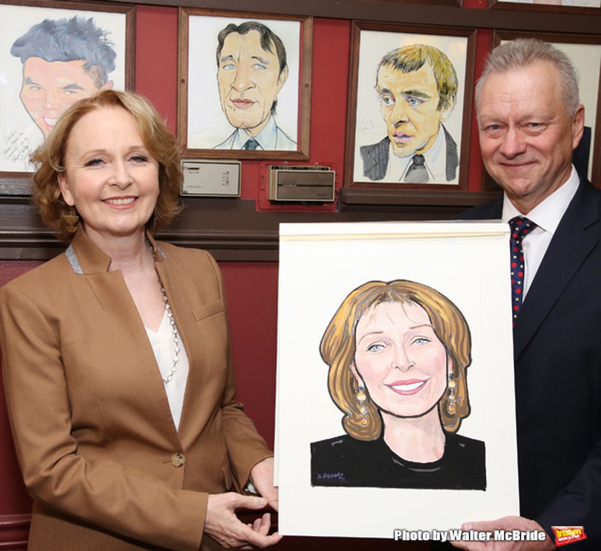 Kate Burton and Max Klimavicius  at 