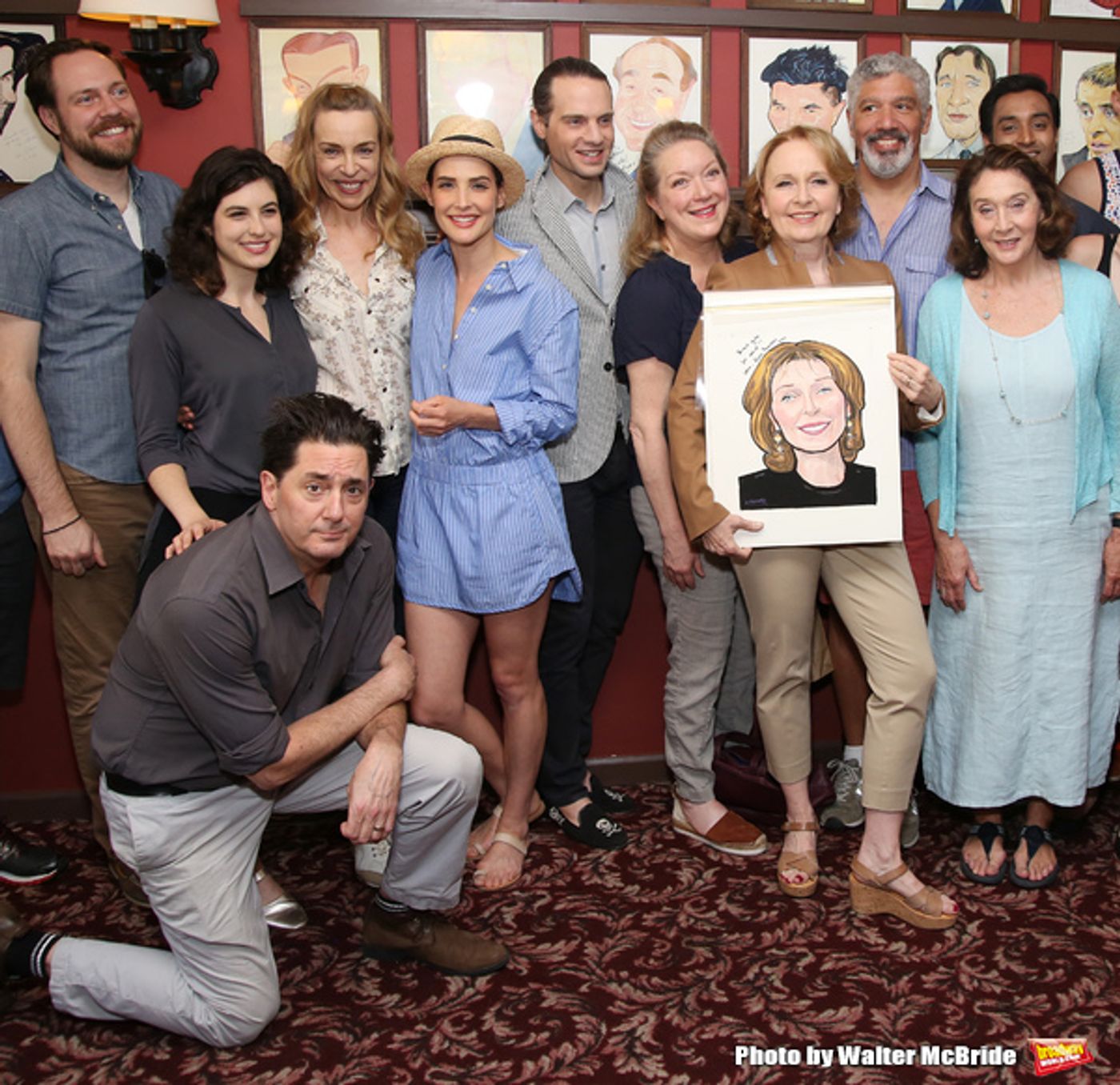 Photo Coverage: PRESENT LAUGHTER's Kate Burton Joins the Fabled Walls of Sardi's! Photo Coverage: PRESENT LAUGHTER's Kate Burton Joins the Fabled Walls of Sardi's! Image