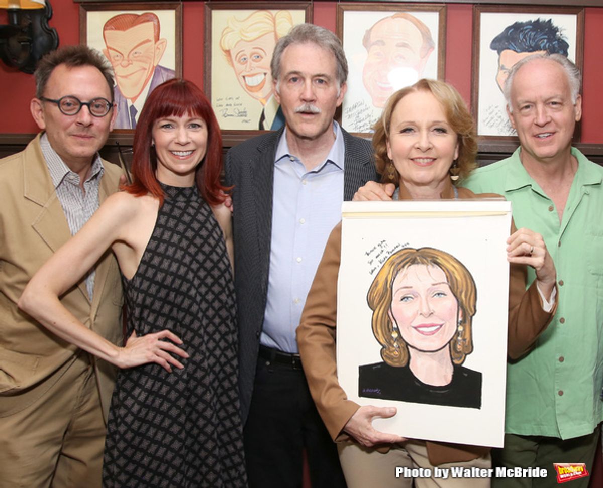 Michael Emerson, Carroie Preston, Boyd Gaines, Kate Burton and Reed Birney at 