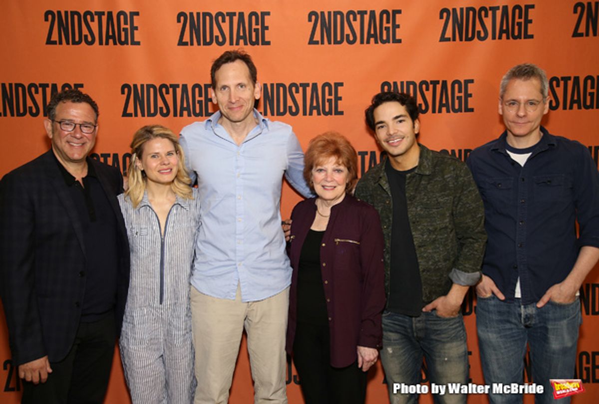 Michael Greif, Celia Keenan-Bolger, Stephen Kunken, Anita Gillette, Juan Castano and Bruce Norris  at 