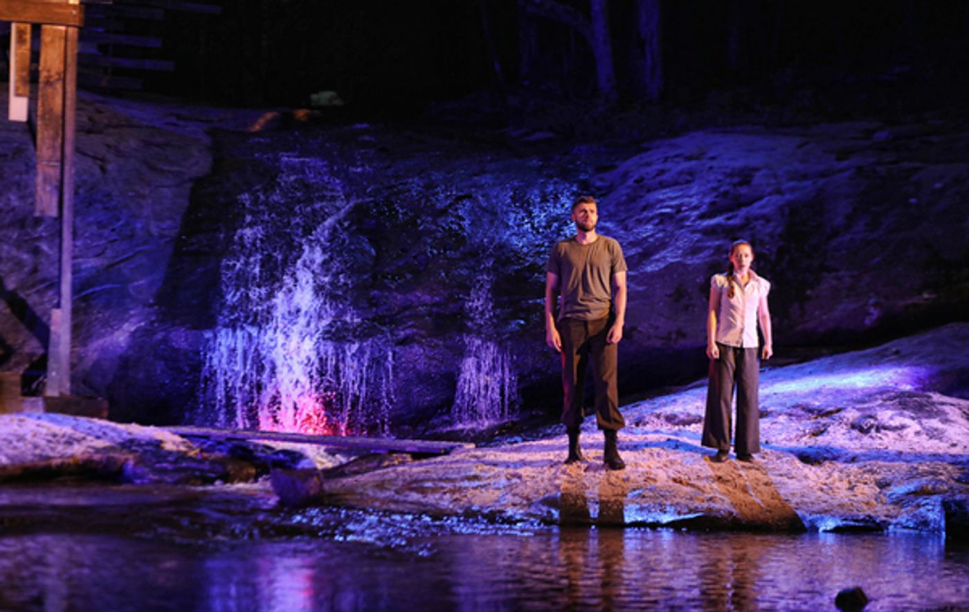 Photo Flash: First Look at Justin Deeley in Waterfall-Set MACBETH at Serenbe Playhouse  Image