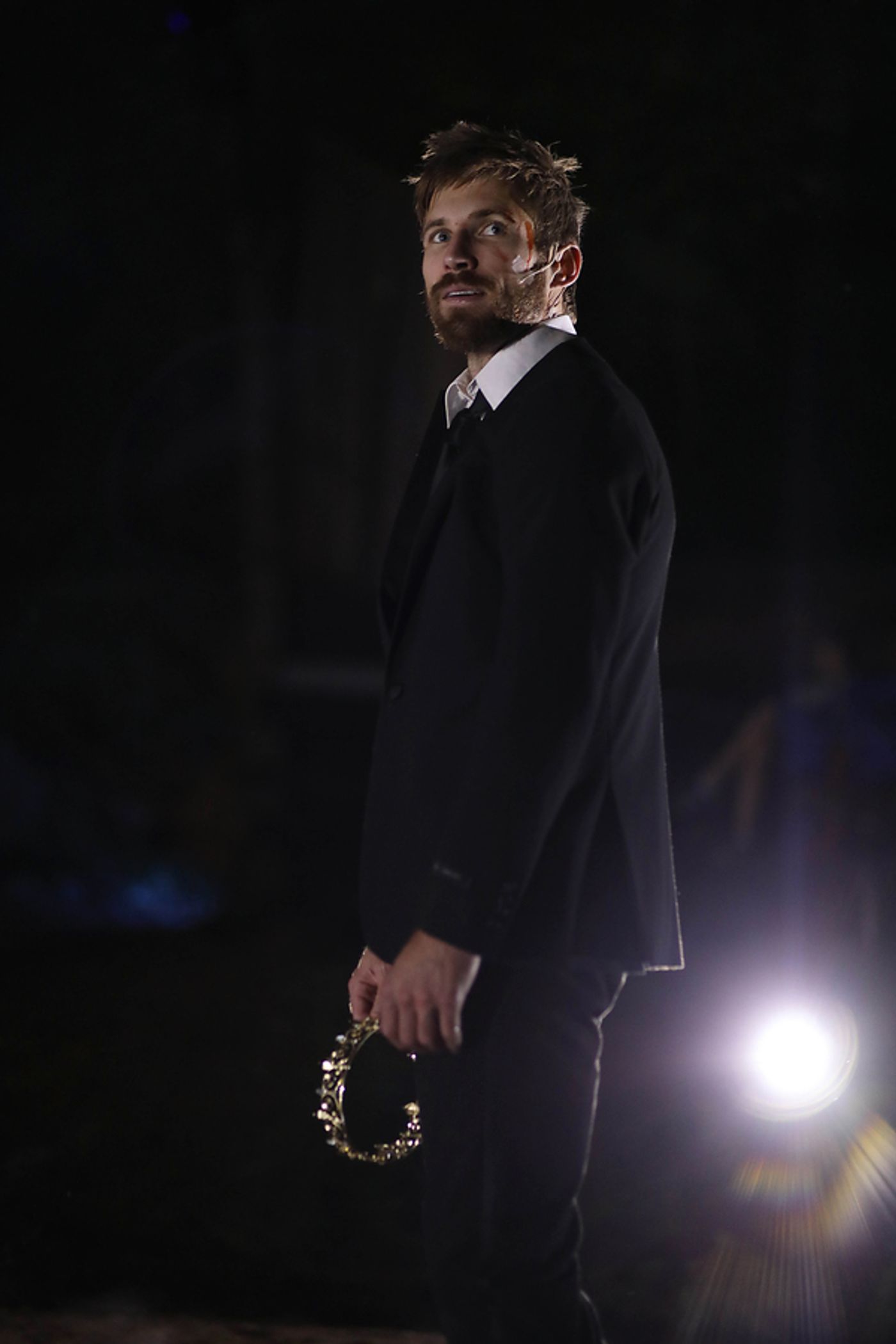 Photo Flash: First Look at Justin Deeley in Waterfall-Set MACBETH at Serenbe Playhouse  Image