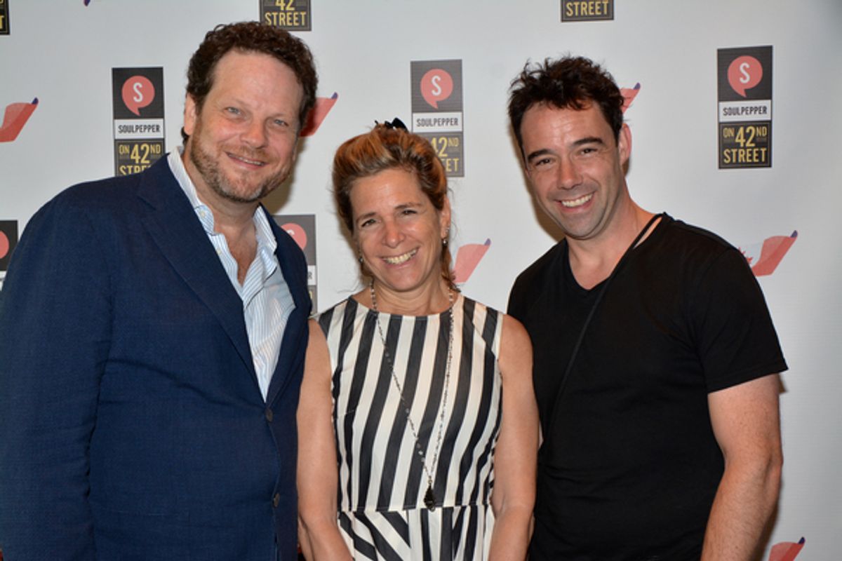 Albert Schultz, Leslie Lester and Mike Ross at 