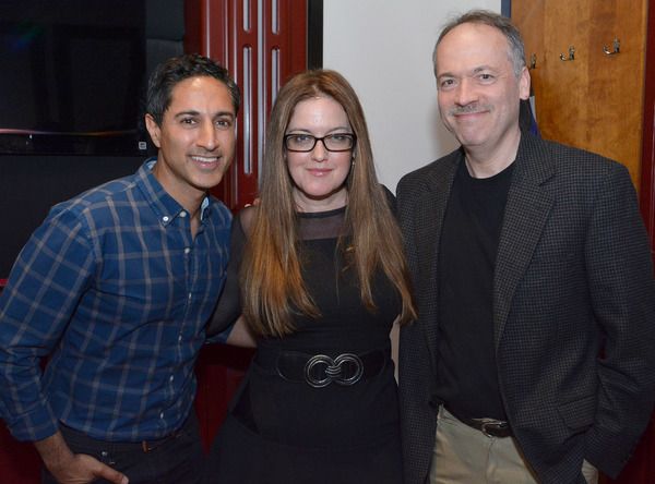 Maulik Pancholy, Jennifer Simard, Will Shortz Photo