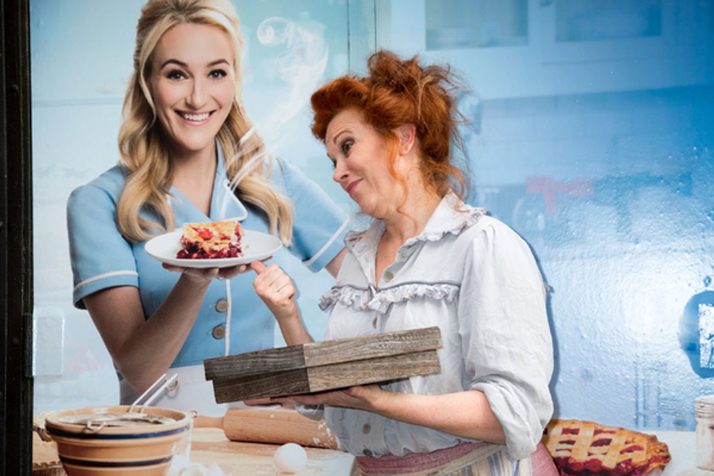 Photo Coverage: When Nellie Met Jenna... The Pie People of WAITRESS and SWEENEY TODD Unite!  Image
