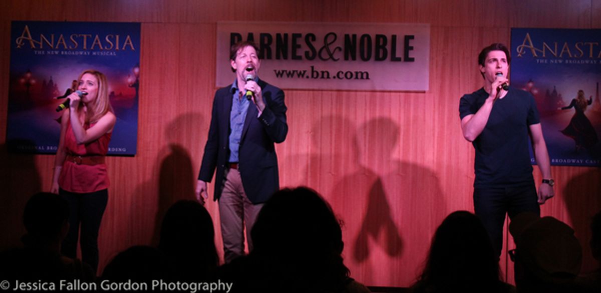 Christy Altomare, John Bolton and Derek Klena at 