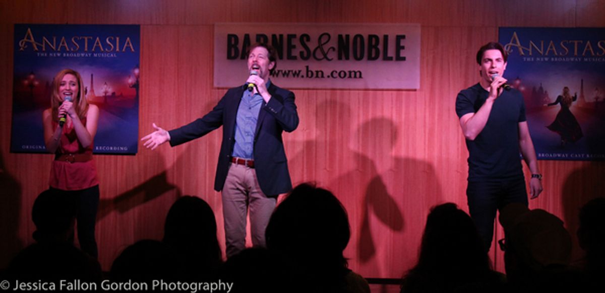 Christy Altomare, John Bolton and Derek Klena at 