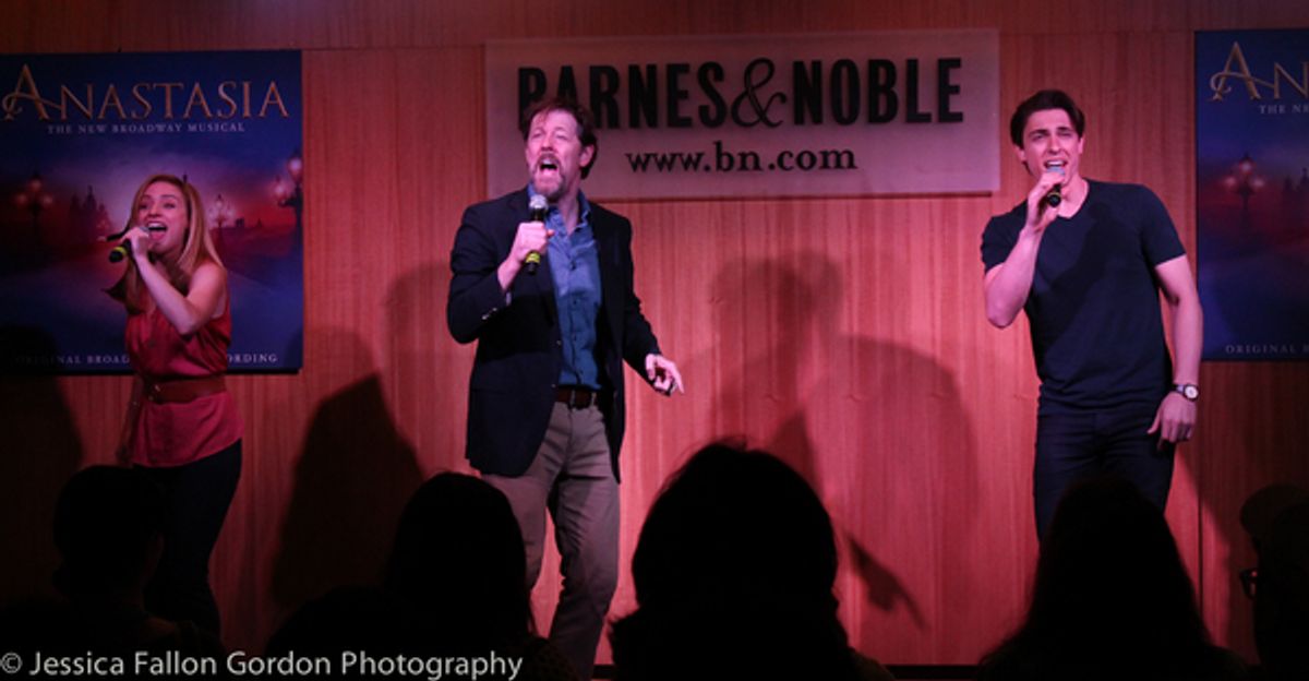 Christy Altomare, John Bolton and Derek Klena at 