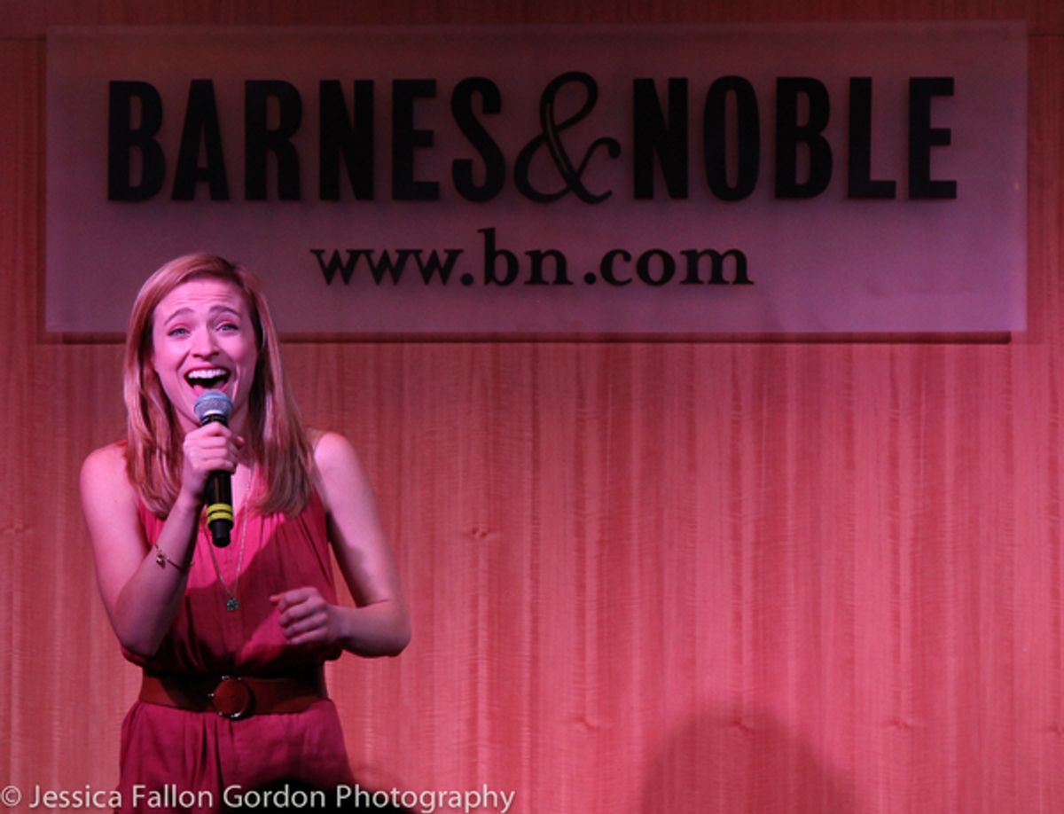 Christy Altomare at Barnes and Noble Gives a Royal Welcome to the ANASTASIA Company!