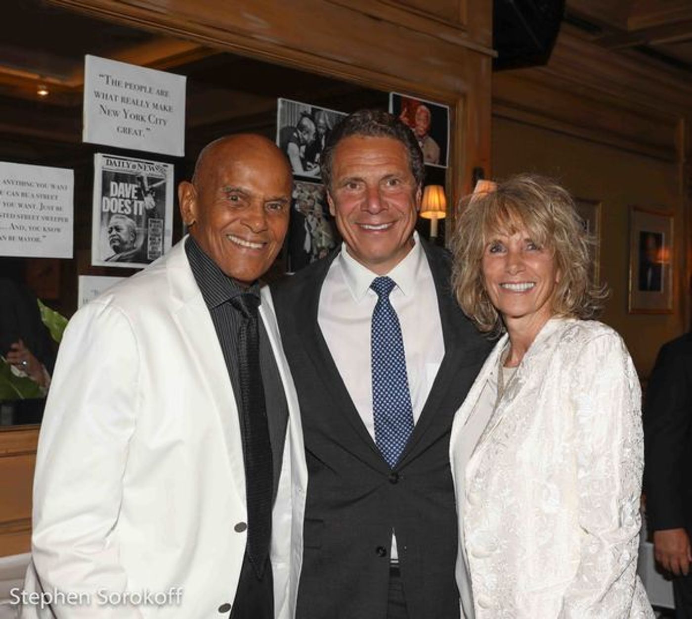 Photo Coverage: Gov. Cuomo, Harry Belafonte, and Others Join Friars In Saluting Mayor David Dinkins on His 90th  Image