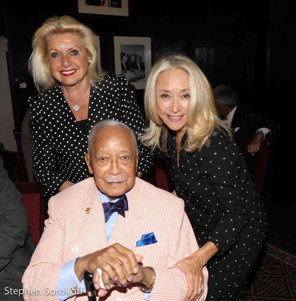 Christine Rose, David Dinkins, Eda Sorokoff at 