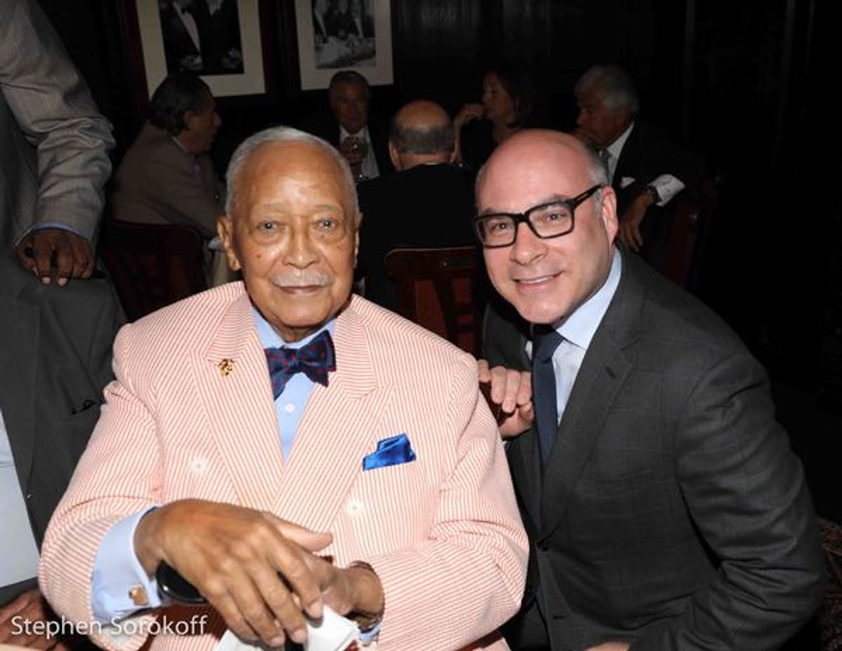 David Dinkins & Michael Gyure at 