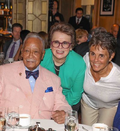 David Dinkins, Billie Jean King,  Monica Seles Photo