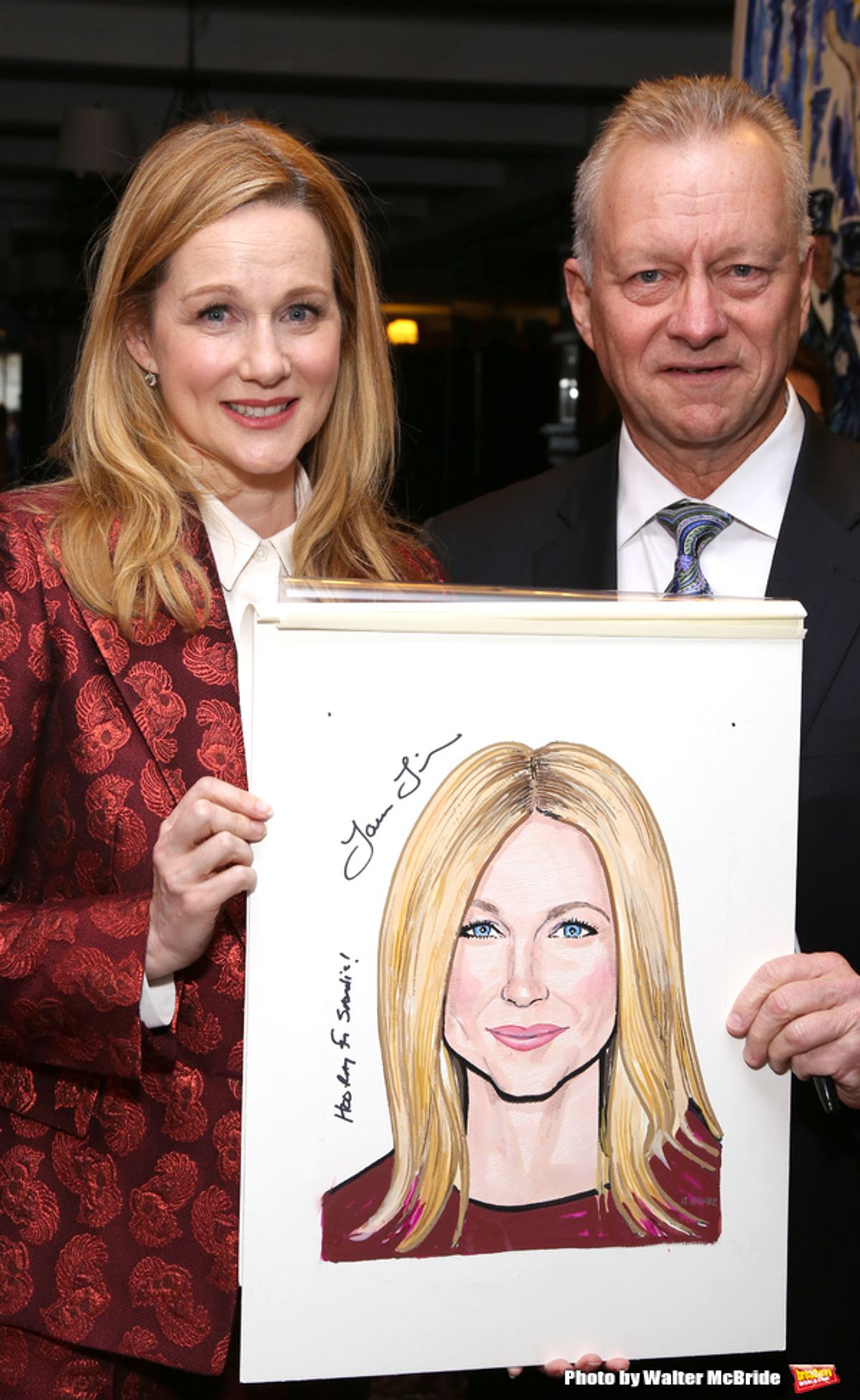 Laura Linney and Max Klimavicius at 