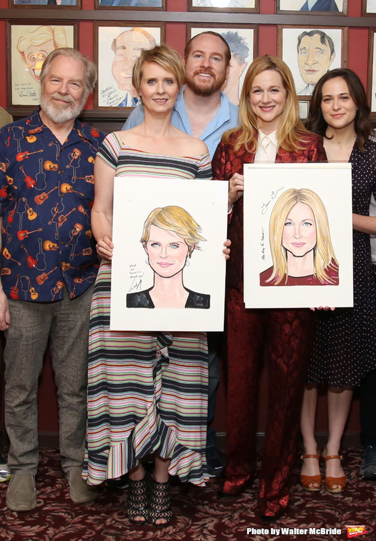 Michael McKean, Cynthia Nixon, Laura Linney, Francesca Carpanini  at 