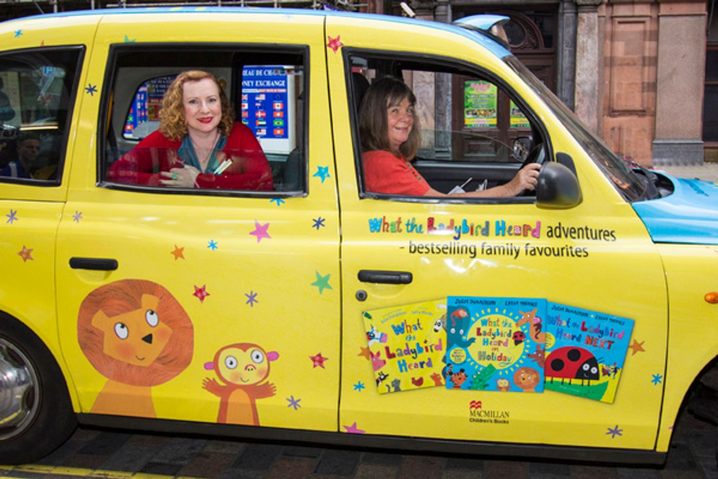 Photo Flash: WHAT THE LADYBIRD HEARD Author & Illustrator Taxi Around London to Celebrate West End Adaptation  Image