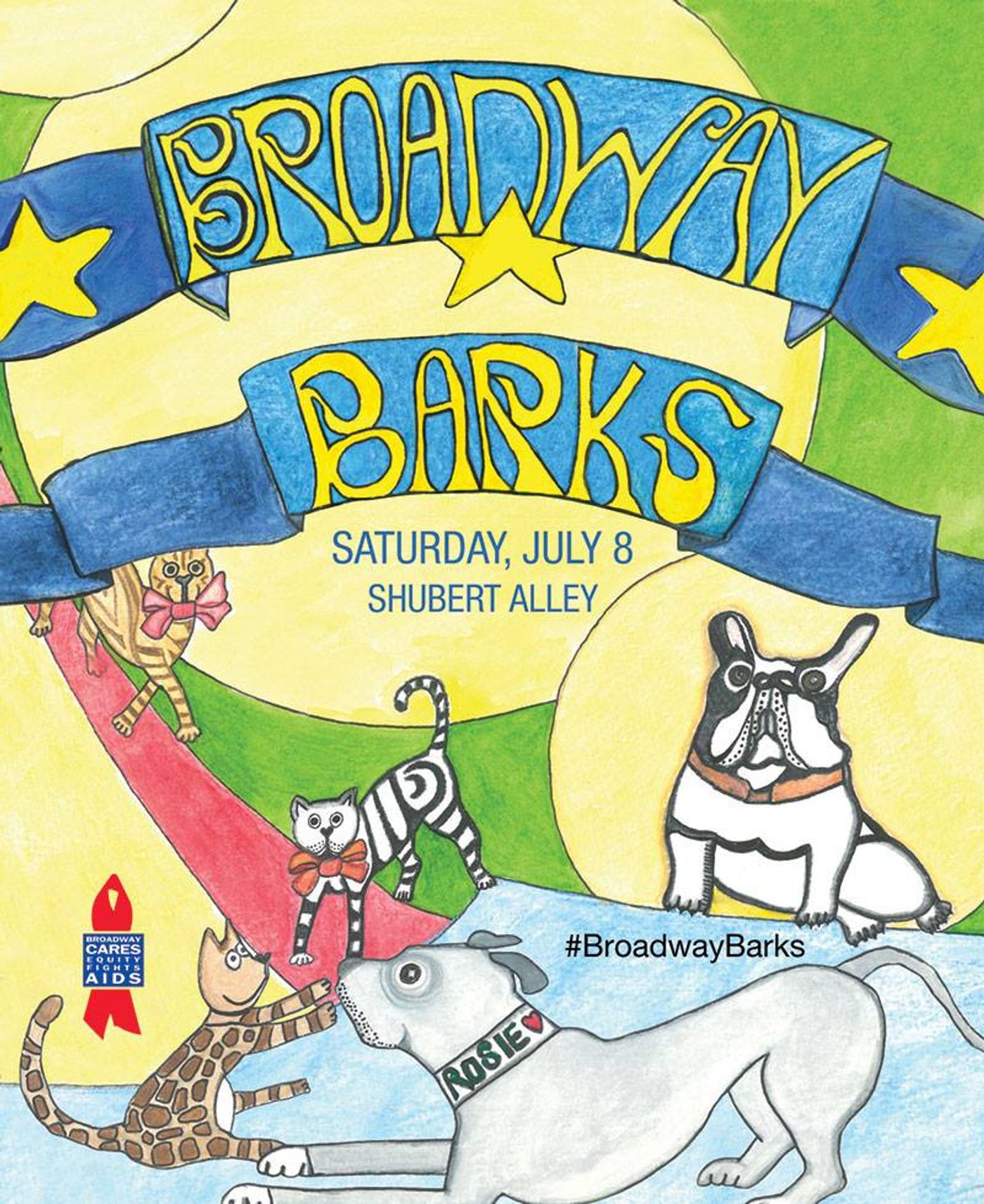 Photo Flash: Artwork Revealed for 19th Annual Broadway Barks!  Image
