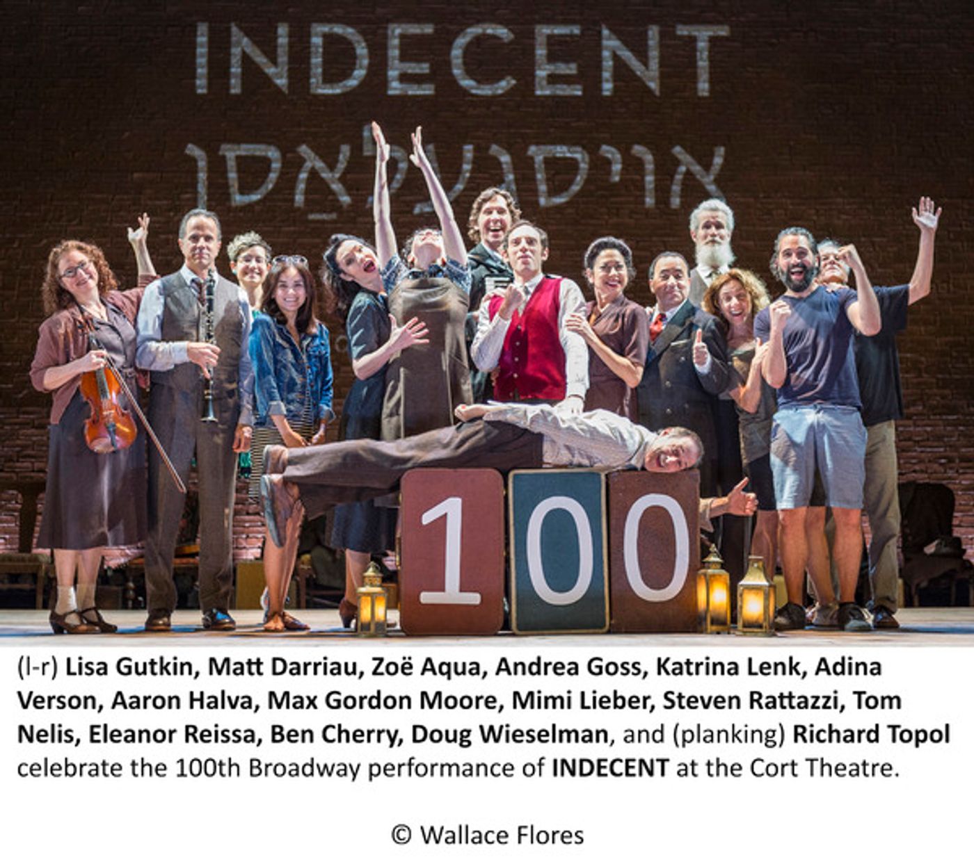 Photo Flash: Broadway Stay INDECENT Celebrates 100th Show  Image