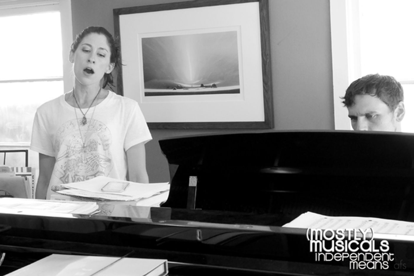 Photo Flash: In Rehearsal with (Mostly) Musicals on Independence Eve  Image