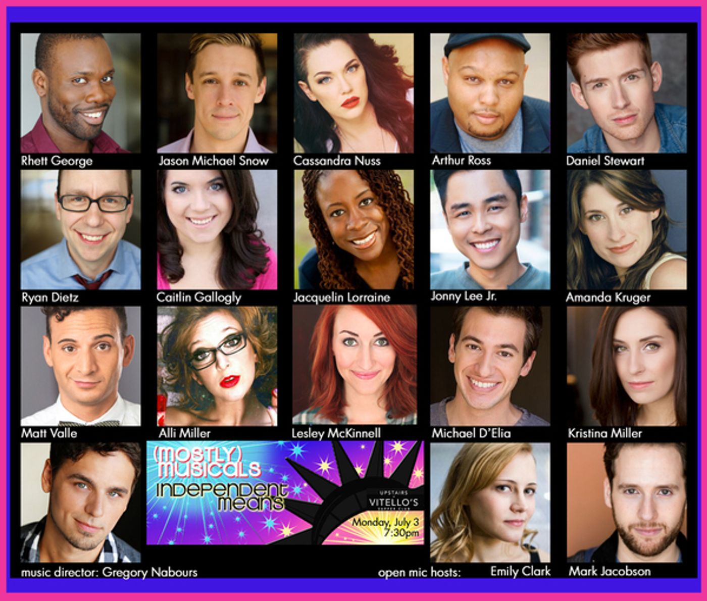 Photo Flash: In Rehearsal with (Mostly) Musicals on Independence Eve  Image