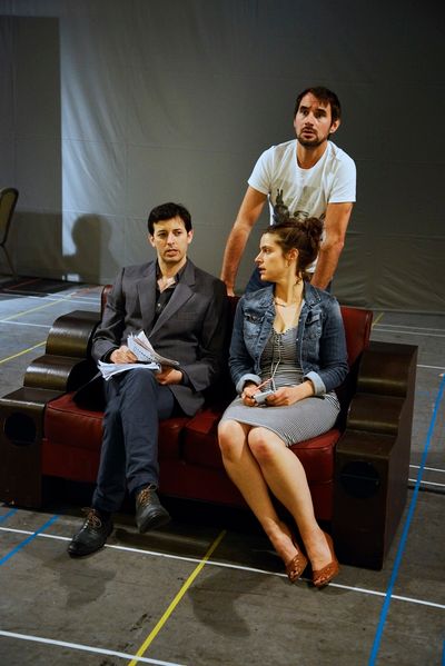 Jonathan Watton, Joanna van Kampen, Kieran Gough  Photo
