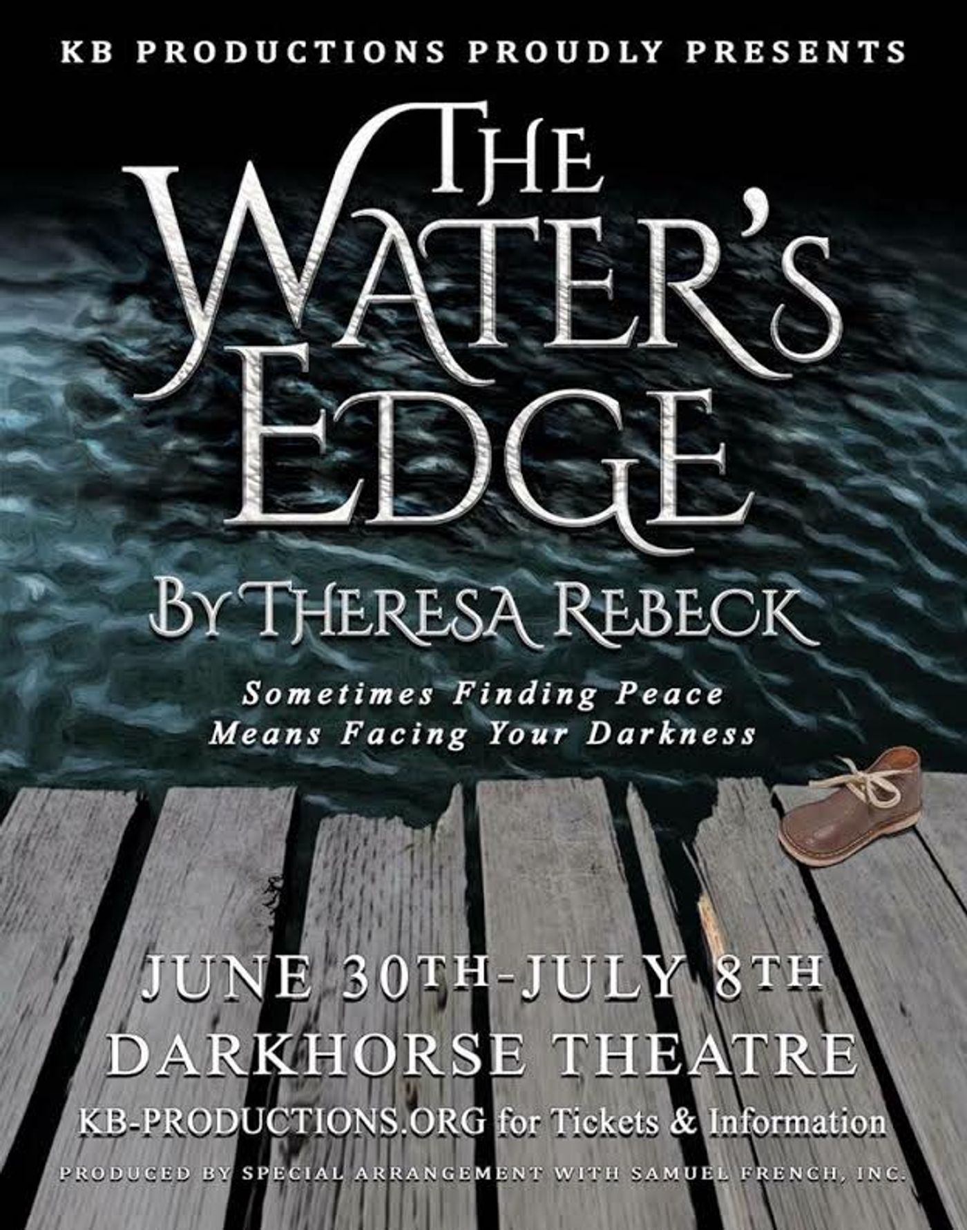Review: KB Productions' THE WATER'S EDGE by Theresa Rebeck  Image