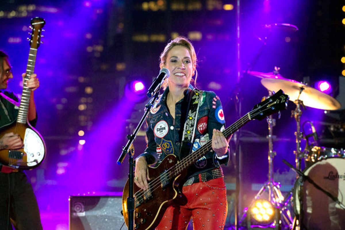 MACY'S FOURTH OF JULY FIREWORKS SPECTACULAR -- Pictured: Sheryl Crow rehearses for the 2017 'Macy's Fourth of July Fireworks Spectacular' -- (Photo by: Virginia Sherwood/NBC) at 