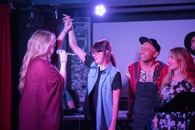 Kelly Holiff, Erica Peck, Jeigh Madjus, Tess Barao Photo