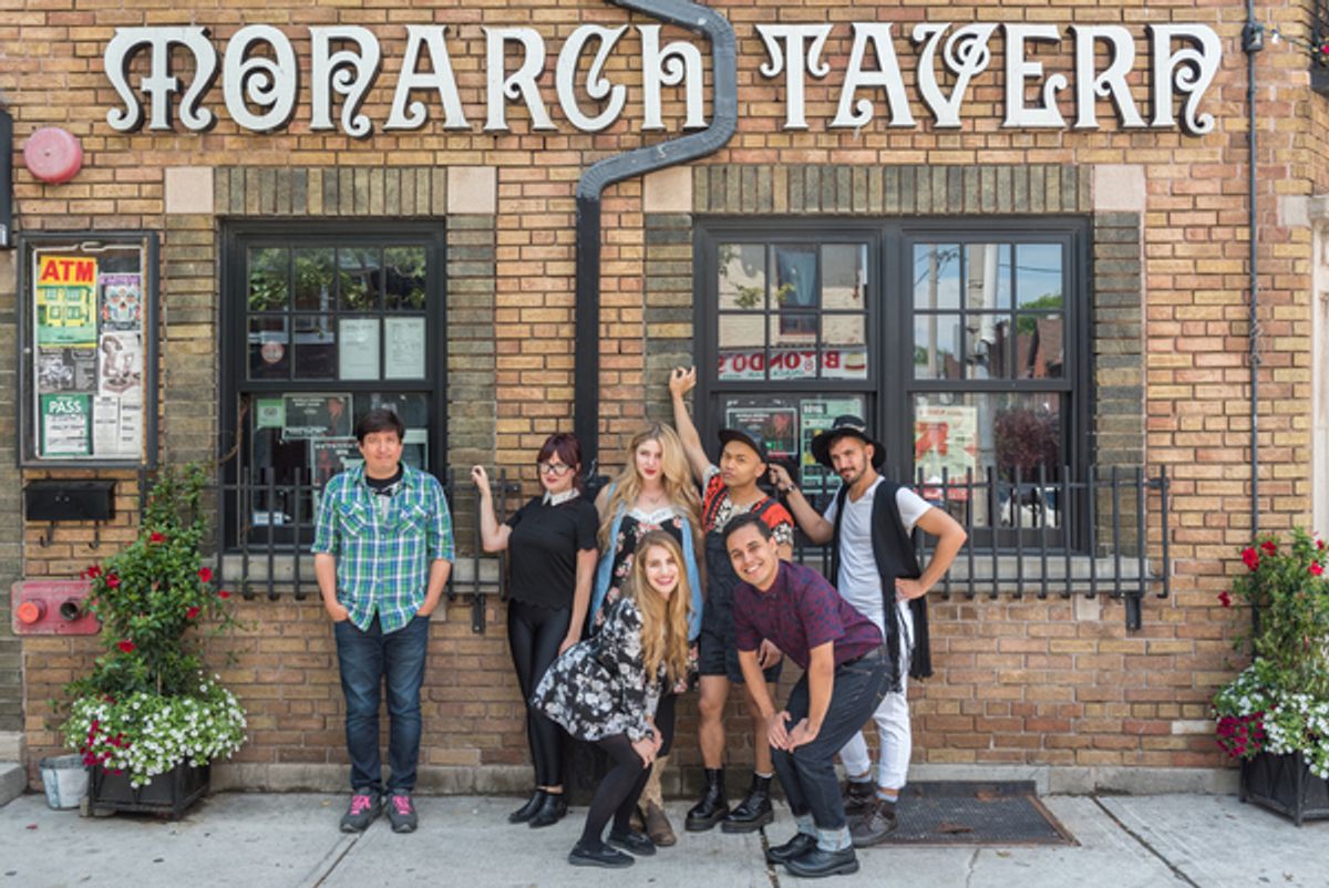 Mark Andrada, Erica Peck, Kelly Holiff, Tess Barao, Jeigh Madjus, Joseph Zita, Shane Hollon at 