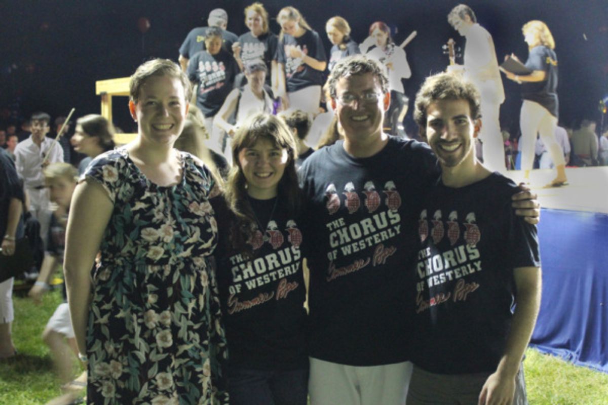 Elena Tafone, Bridget Dennin, Andrew Howell, and John Tafone at 